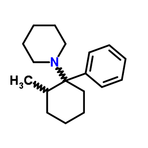 1-(1-Phenyl-2-methylcyclohexyl)piperidineStructure,59397-29-4Structure 1-(1-Phenyl-2-methylcyclohexyl)piperidine Structure,59397-29-4Structure