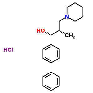 Threo-alpha-(4-biphenylyl)-beta-methyl-1-piperidinepropanol hydrochlorideStructure,59401-32-0Structure Threo-alpha-(4-biphenylyl)-beta-methyl-1-piperidinepropanol hydrochloride Structure,59401-32-0Structure