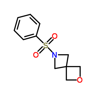6-(苯基磺酰基)-2-噁-6-氮雜螺[3.3]庚烷結(jié)構(gòu)式_59453-77-9結(jié)構(gòu)式