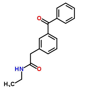 2-(3-Benzoylphenyl)-n-ethylacetamideStructure,59512-18-4Structure 2-(3-Benzoylphenyl)-n-ethylacetamide Structure,59512-18-4Structure