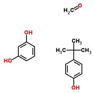 Formaldehyde, polymer with 1,3-benzenediol and4-(1,1-dimethylethyl)phenolStructure,59633-97-5Structure Formaldehyde, polymer with 1,3-benzenediol and4-(1,1-dimethylethyl)phenol Structure,59633-97-5Structure