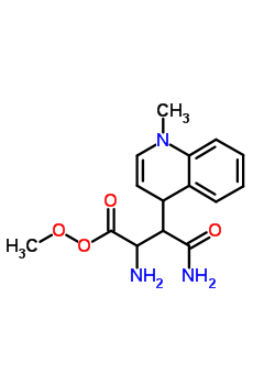 α-amino-β-(aminocarbonyl)-1,4-dihydro-4-methoxy-1-methyl-4-quinolinepropionic acidStructure,59669-20-4Structure α-amino-β-(aminocarbonyl)-1,4-dihydro-4-methoxy-1-methyl-4-quinolinepropionic acid Structure,59669-20-4Structure