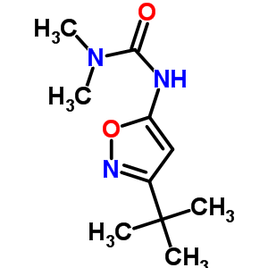 1,1-Dimethyl-3-(5-tert-butyl-4-isoxazolyl)ureaStructure,59669-54-4Structure 1,1-Dimethyl-3-(5-tert-butyl-4-isoxazolyl)urea Structure,59669-54-4Structure