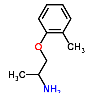 1-(2-甲基苯氧基)-2-丙胺結(jié)構(gòu)式_59722-22-4結(jié)構(gòu)式