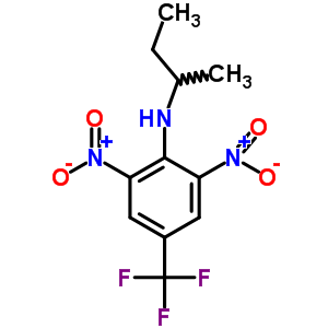 Benzenamine,n-(1-methylpropyl)-2,6-dinitro-4-(trifluoromethyl)-Structure,5973-55-7Structure Benzenamine,n-(1-methylpropyl)-2,6-dinitro-4-(trifluoromethyl)- Structure,5973-55-7Structure
