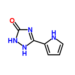 1,2-二氫-5-(1H-吡咯-2-基)-3H-1,2,4-噻唑-3-酮結(jié)構(gòu)式_59812-18-9結(jié)構(gòu)式