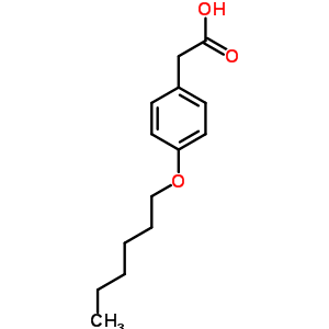 2-(4-(Hexyloxy)phenyl)acetic acidStructure,60003-46-5Structure 2-(4-(Hexyloxy)phenyl)acetic acid Structure,60003-46-5Structure