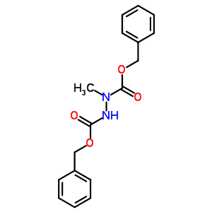 Dibenzyl 1-methyl-1,2-hydrazinedicarboxylateStructure,6002-83-1Structure Dibenzyl 1-methyl-1,2-hydrazinedicarboxylate Structure,6002-83-1Structure