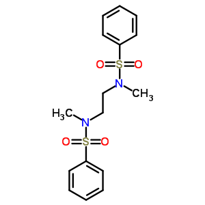 N,N-1,2-乙烷二基雙[N-甲基-苯磺酰胺結(jié)構(gòu)式_60395-33-7結(jié)構(gòu)式