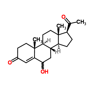 6-HydroxyprogesteroneStructure,604-20-6Structure 6-Hydroxyprogesterone Structure,604-20-6Structure