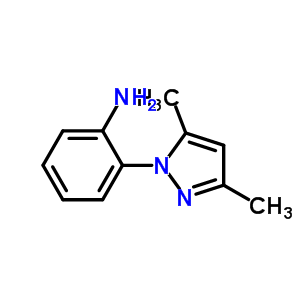 2-(3,5-Dimethyl-pyrazol-1-yl)-phenylamineStructure,60418-47-5Structure 2-(3,5-Dimethyl-pyrazol-1-yl)-phenylamine Structure,60418-47-5Structure