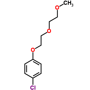 1-氯-4-[2-(2-甲氧基乙氧基)乙氧基]-苯結(jié)構式_60448-67-1結(jié)構式
