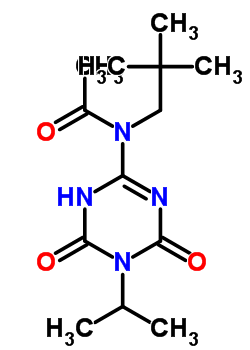 N-(2,2-二甲基丙基)-N-[(1,4,5,6-四氫-5-異丙基-4,6-二氧代-1,3,5-噻嗪)-2-基]乙酰胺結(jié)構(gòu)式_60501-32-8結(jié)構(gòu)式