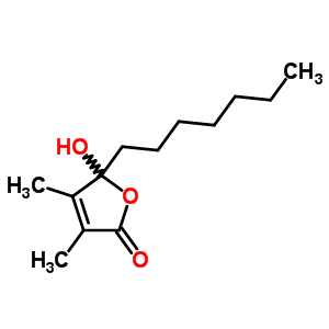 5-Heptyl-5-hydroxy-3,4-dimethyl-furan-2-oneStructure,6066-55-3Structure 5-Heptyl-5-hydroxy-3,4-dimethyl-furan-2-one Structure,6066-55-3Structure