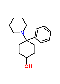 4-苯基-4-哌啶環(huán)己醇結構式_60756-83-4結構式