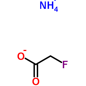 Ammonium fluoroacetateStructure,60916-92-9Structure Ammonium fluoroacetate Structure,60916-92-9Structure