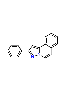 2-苯基吡唑并[5,1-a]異喹啉結(jié)構(gòu)式_61001-36-3結(jié)構(gòu)式