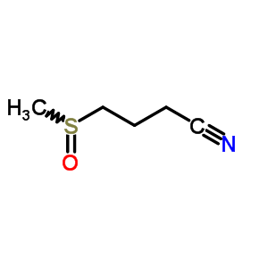 Butanenitrile, 4-(methylsulfinyl)-Structure,61121-65-1Structure Butanenitrile, 4-(methylsulfinyl)- Structure,61121-65-1Structure