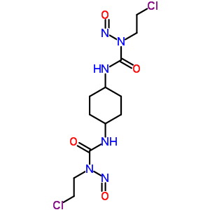 Cis-1,4-cyclohexylenebis(3-(2-chloroethyl)-3-nitrosourea)Structure,61137-59-5Structure Cis-1,4-cyclohexylenebis(3-(2-chloroethyl)-3-nitrosourea) Structure,61137-59-5Structure