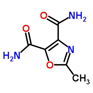 2-甲基噁唑-4,5-二羧酰胺結(jié)構(gòu)式_61151-89-1結(jié)構(gòu)式