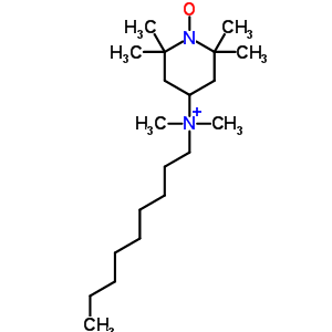 4-(N,n-dimethyl-n-nonyl)ammonium-2,2,6,6-tetramethylpiperidine-1-oxylStructure,61165-80-8Structure 4-(N,n-dimethyl-n-nonyl)ammonium-2,2,6,6-tetramethylpiperidine-1-oxyl Structure,61165-80-8Structure