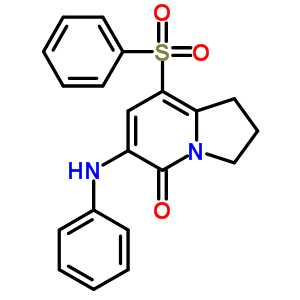 6-苯胺基-8-(苯磺?；?-2,3-二氫-5(1H)-吲哚嗪酮結構式_612065-24-4結構式