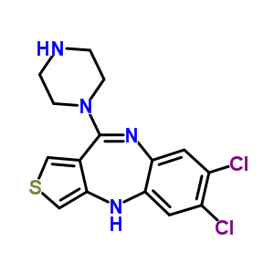 4H-thieno3,4-b1,5benzodiazepine,6,7-dichloro-10-(1-piperazinyl)-Structure,61326-04-3Structure 4H-thieno3,4-b1,5benzodiazepine,6,7-dichloro-10-(1-piperazinyl)- Structure,61326-04-3Structure