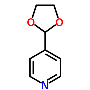 4-(1,3-Dioxolan-2-yl)pyridineStructure,61379-59-7Structure 4-(1,3-Dioxolan-2-yl)pyridine Structure,61379-59-7Structure
