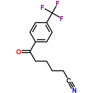 6-Oxo-6-(4-trifluoromethylphenyl)hexanenitrileStructure,61718-88-5Structure 6-Oxo-6-(4-trifluoromethylphenyl)hexanenitrile Structure,61718-88-5Structure