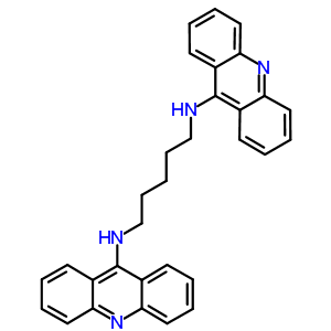 N,n-bis(9-acridinyl)-1,5-pentanediamineStructure,61732-86-3Structure N,n-bis(9-acridinyl)-1,5-pentanediamine Structure,61732-86-3Structure