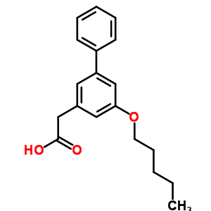 5-五氧基-3-聯(lián)苯乙酸結構式_61888-59-3結構式