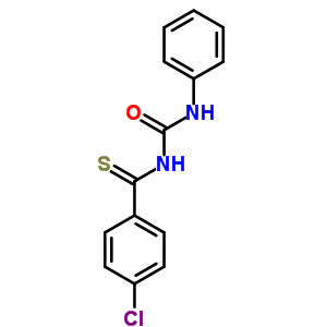 4-氯-N-[(苯基氨基)羰基]-苯硫代甲酰胺結(jié)構(gòu)式_62002-30-6結(jié)構(gòu)式