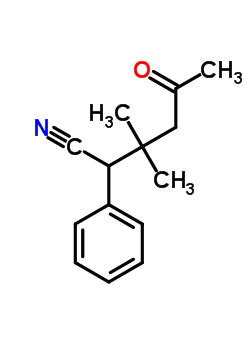 3,3-Dimethyl-5-oxo-2-phenyl-hexanenitrileStructure,62071-29-8Structure 3,3-Dimethyl-5-oxo-2-phenyl-hexanenitrile Structure,62071-29-8Structure