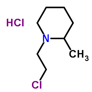1-(2-Chloroethyl)-2-methyl-piperidine hydrochloride (1:1)Structure,62124-27-0Structure 1-(2-Chloroethyl)-2-methyl-piperidine hydrochloride (1:1) Structure,62124-27-0Structure