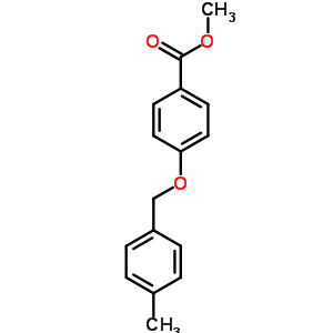 4-芐氧基苯甲酸甲酯結(jié)構(gòu)式_62290-48-6結(jié)構(gòu)式