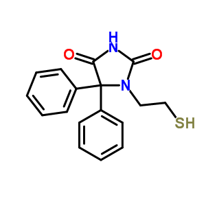 5,5-Diphenyl-1-(2-sulfanylethyl)imidazolidine-2,4-dioneStructure,62476-41-9Structure 5,5-Diphenyl-1-(2-sulfanylethyl)imidazolidine-2,4-dione Structure,62476-41-9Structure