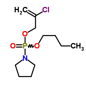 (2-Chloroallyl)butyl 1-pyrrolidinylphosphonateStructure,62484-93-9Structure (2-Chloroallyl)butyl 1-pyrrolidinylphosphonate Structure,62484-93-9Structure