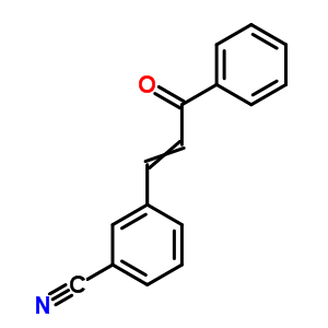 3-(3-氧代-3-苯基-1-丙烯-1-基)-苯甲腈結(jié)構(gòu)式_62584-53-6結(jié)構(gòu)式