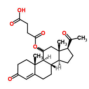 Progesterone 11-hemisuccinateStructure,62624-72-0Structure Progesterone 11-hemisuccinate Structure,62624-72-0Structure