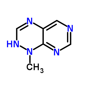 (6CI,8CI)-1,2-二氫-1-甲基嘧啶并[5,4-e]-as-三嗪結(jié)構(gòu)式_6265-80-1結(jié)構(gòu)式