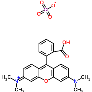 9-(2-Carboxyphenyl)-3,6-bis(dimethylamino)xanthylium perchlorateStructure,62669-72-1Structure 9-(2-Carboxyphenyl)-3,6-bis(dimethylamino)xanthylium perchlorate Structure,62669-72-1Structure