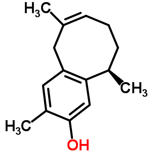 (6Z,10s)-5,8,9,10-四氫-3,6,10α-三甲基苯并環(huán)辛烯-2-醇結(jié)構(gòu)式_62706-41-6結(jié)構(gòu)式