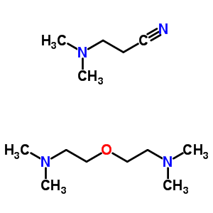 2-(2-Dimethylaminoethoxy)-n,n-dimethyl-ethanamine: 3-dimethylaminopropanenitrileStructure,62765-93-9Structure 2-(2-Dimethylaminoethoxy)-n,n-dimethyl-ethanamine: 3-dimethylaminopropanenitrile Structure,62765-93-9Structure