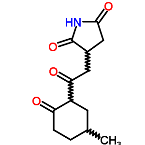 3-[2-(5-甲基-2-氧代-環(huán)己基)-2-氧代-乙基]吡咯烷-2,5-二酮結(jié)構(gòu)式_6278-76-8結(jié)構(gòu)式