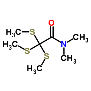 Acetamide,n,n-dimethyl-2,2,2-tris(methylthio)-Structure,63017-90-3Structure Acetamide,n,n-dimethyl-2,2,2-tris(methylthio)- Structure,63017-90-3Structure