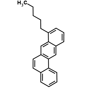 8-戊基苯[a]蒽結(jié)構(gòu)式_63018-99-5結(jié)構(gòu)式