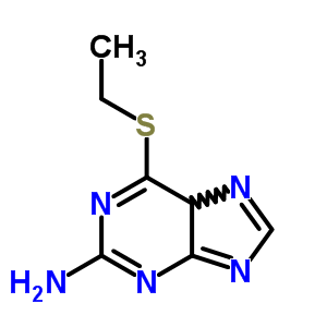 6-Ethylsulfanyl-5h-purin-2-amineStructure,63071-69-2Structure 6-Ethylsulfanyl-5h-purin-2-amine Structure,63071-69-2Structure