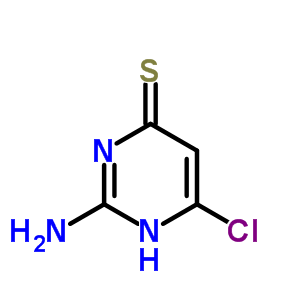 4(1H)-pyrimidinethione,2-amino-6-chloro-Structure,6310-02-7Structure 4(1H)-pyrimidinethione,2-amino-6-chloro- Structure,6310-02-7Structure