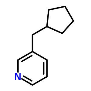 3-(Cyclopentylmethyl)pyridineStructure,6311-85-9Structure 3-(Cyclopentylmethyl)pyridine Structure,6311-85-9Structure