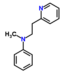 N-methyl-n-(2-pyridin-2-ylethyl)anilineStructure,6312-26-1Structure N-methyl-n-(2-pyridin-2-ylethyl)aniline Structure,6312-26-1Structure